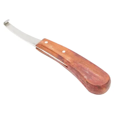 Coltello per zoccoli a doppio lato tagliente Coltello professionale per la pulizia degli zoccoli cavalli Coltello per la pulizia degli zoccoli Breckner Germany - immagine 2