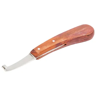 Coltello per zoccoli a doppio lato tagliente Coltello professionale per la pulizia degli zoccoli cavalli Coltello per la pulizia degli zoccoli Breckner Germany - immagine 3
