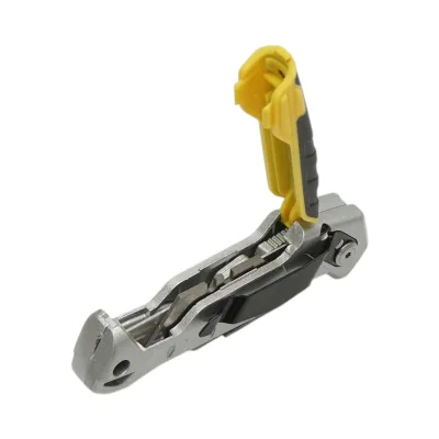 Coltello pieghevole professionale con lama in acciaio SK5 da 19 mm e corpo in alluminio Crownman per impieghi gravosi. - immagine 4