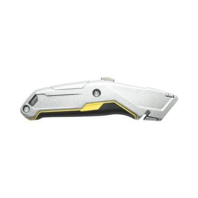 Coltello professionale con lama retrattile in acciaio SK5 da 19 mm e corpo in alluminio Crownman per impieghi gravosi. - immagine 3