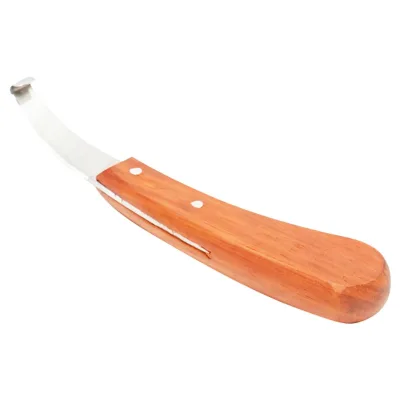 Coltello professionale per la pulizia degli zoccoli cavalli 185mm. Breckner Germany - immagine 4