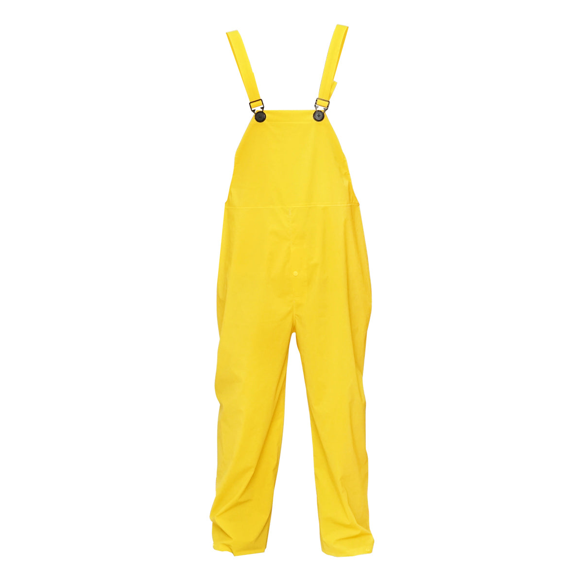 Completo impermeabile taglia M con cappuccio e salopette in poliestere e PVC, giallo Breckner Germany - immagine 2