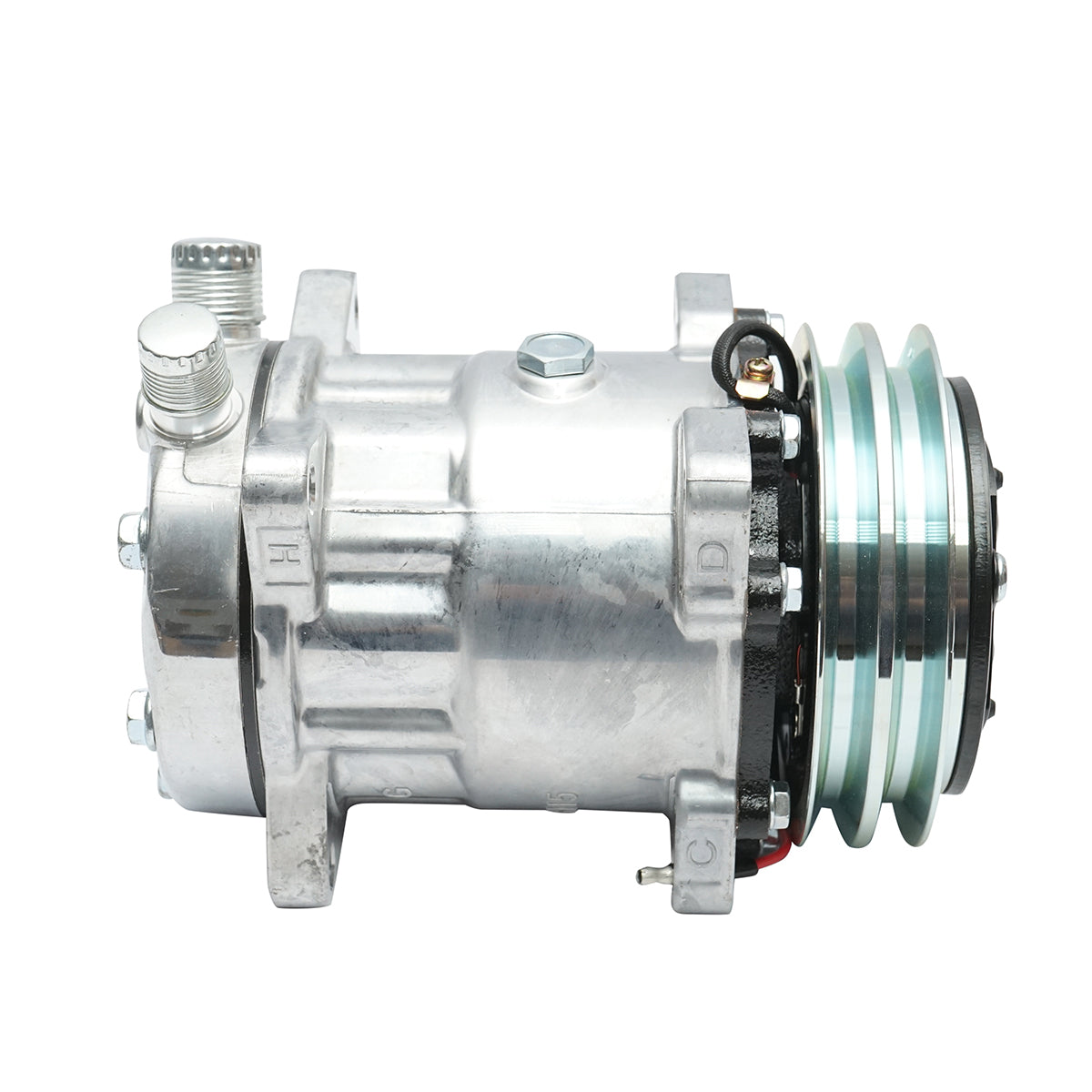 Compressore A/C per Fiat, Ford, New Holland, Case IH, codice OEM 5165549, 84316006 - immagine 4
