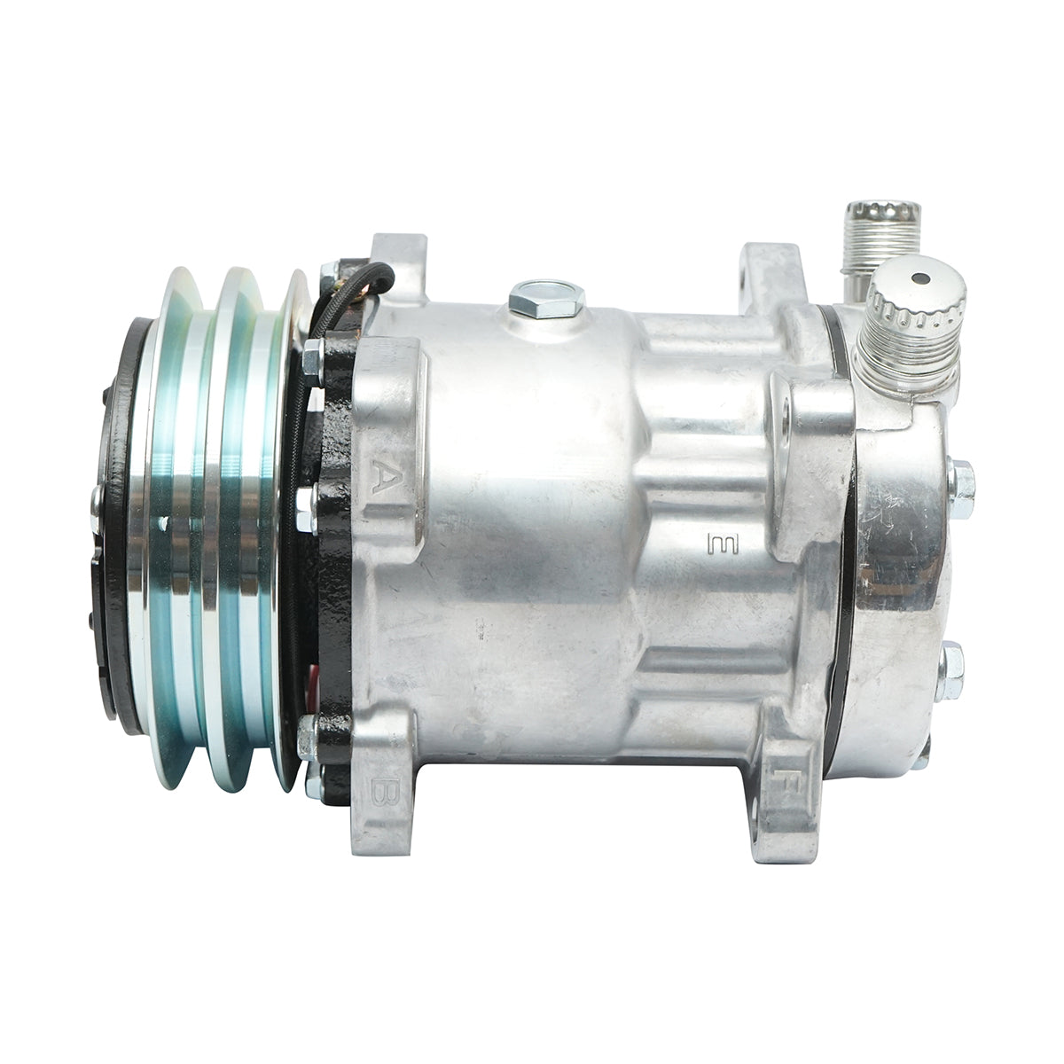 Compressore A/C per Fiat, Ford, New Holland, Case IH, codice OEM 5165549, 84316006 - immagine 3