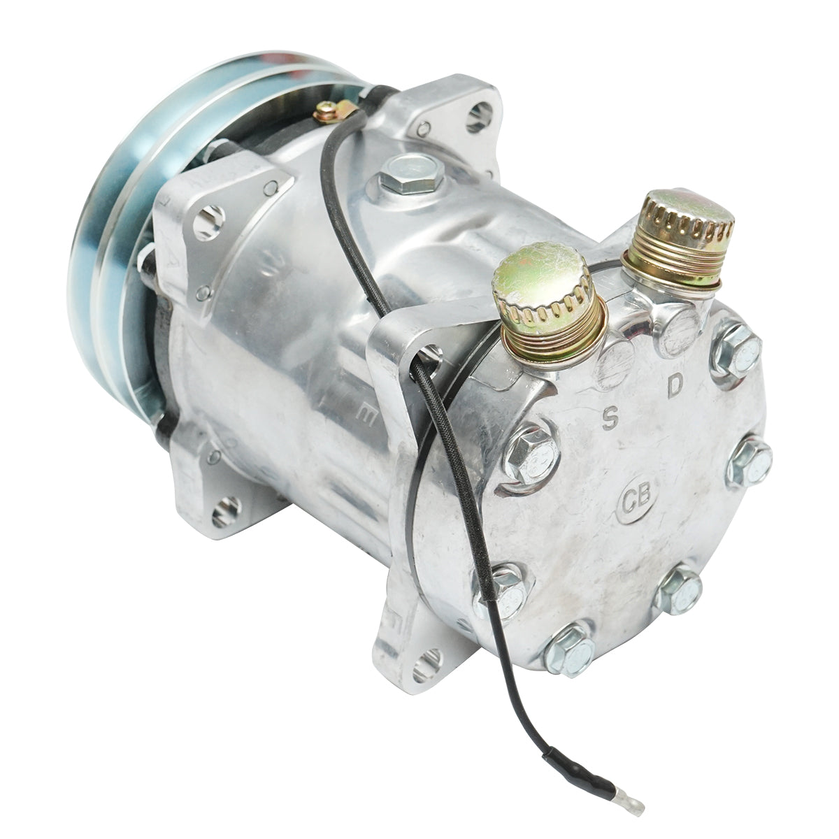Compressore A/C per Ford, New Holland, Case IH Codice OEM: 47132887, 5165548 Breckner Germany - immagine 3