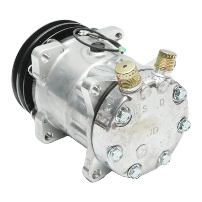 Compressore A/C per Massey Ferguson, Valtra codice OEM V32838600, 836866616, AG514573 - immagine 3