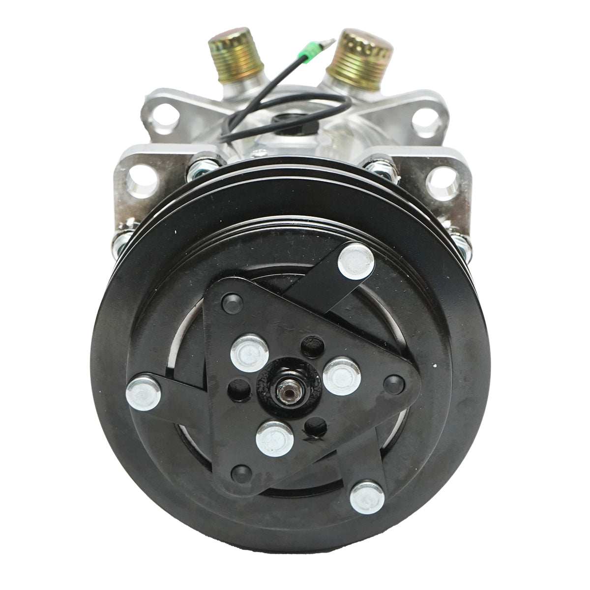 Compressore A/C per Massey Ferguson, Valtra codice OEM V32838600, 836866616, AG514573 - immagine 4