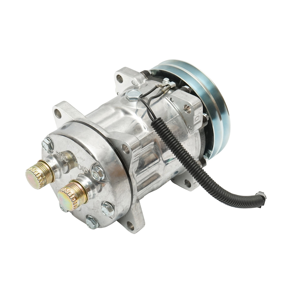 Compressore aria condizionata (A/C) per Landini, Massey Ferguson, Deutz-Fahr, Lamborghini – Codici OEM: 3538725M91, 3550921M91, 3552611M91, 392214A1, 6005016248, 001103234, 01103234 - immagine 3