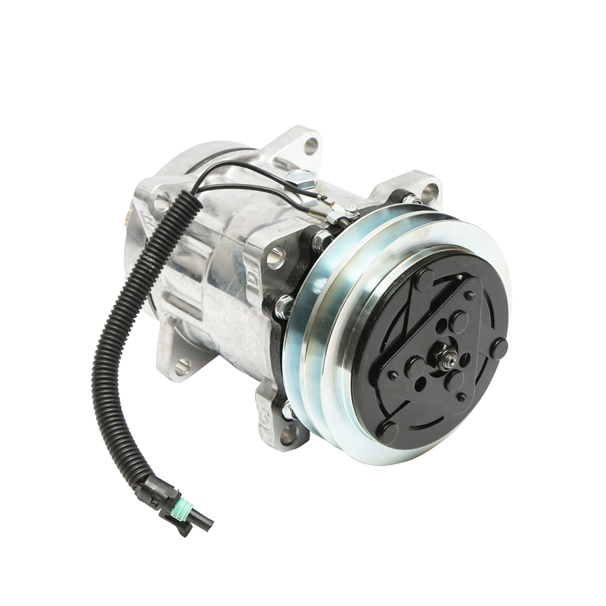 Compressore aria condizionata (A/C) per Landini, Massey Ferguson, Deutz-Fahr, Lamborghini – Codici OEM: 3538725M91, 3550921M91, 3552611M91, 392214A1, 6005016248, 001103234, 01103234 - immagine 4