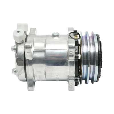Compressore aria condizionata 12V per Fiat, Same, Renault, Laverda codice OEM 5116929, 322406400, 7700267326, 7700004557, 2508799C91 - immagine 2