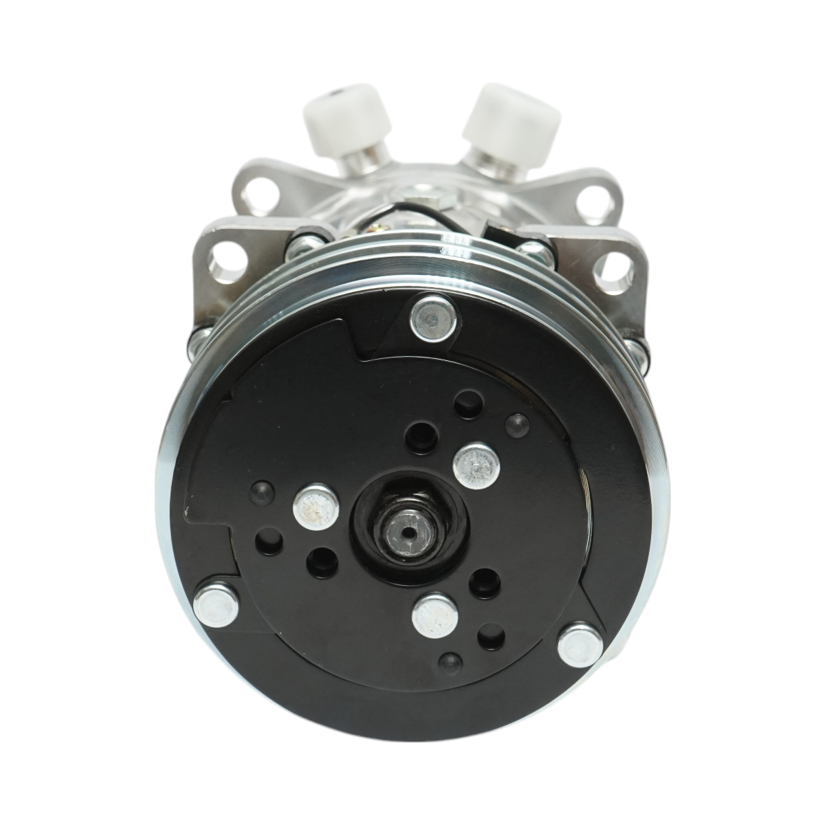 Compressore aria condizionata 12V per Fiat, Same, Renault, Laverda codice OEM 5116929, 322406400, 7700267326, 7700004557, 2508799C91 - immagine 3