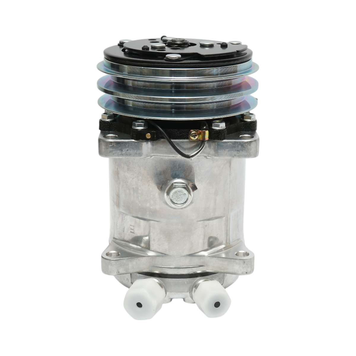 Compressore aria condizionata 12V per Fiat, Same, Renault, Laverda codice OEM 5116929, 322406400, 7700267326, 7700004557, 2508799C91 - immagine 5