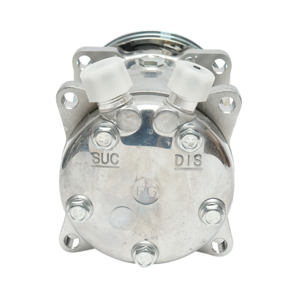 Compressore aria condizionata 12V per Fiat, Same, Renault, Laverda codice OEM 5116929, 322406400, 7700267326, 7700004557, 2508799C91 - immagine 6