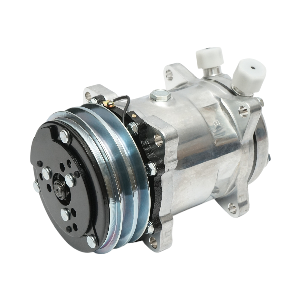 Compressore aria condizionata 12V per Fiat, Same, Renault, Laverda codice OEM 5116929, 322406400, 7700267326, 7700004557, 2508799C91