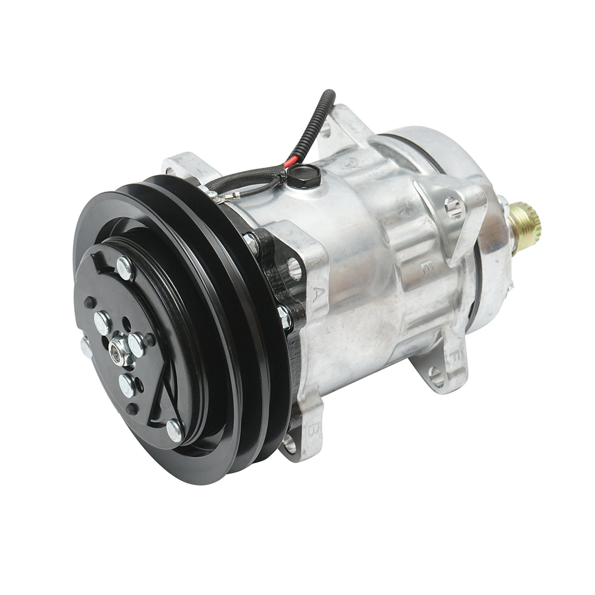 Compressore aria condizionata A/C per Case IH codice OEM 1977959C1, 1343925C1, 97204C1, 83934C91, 65202000, 1255750C91, 1255750C92