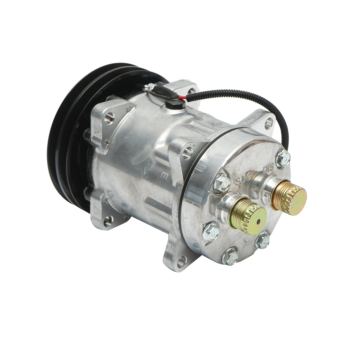 Compressore aria condizionata A/C per Case IH codice OEM 1977959C1, 1343925C1, 97204C1, 83934C91, 65202000, 1255750C91, 1255750C92 - immagine 2