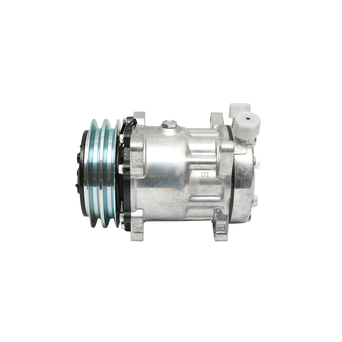 Compressore aria condizionata A/C per Deutz, JCB, codice OEM 123/04998, 997/04600, 0003269930, 16011376, 16045127, 47742400, 82011594 - immagine 2