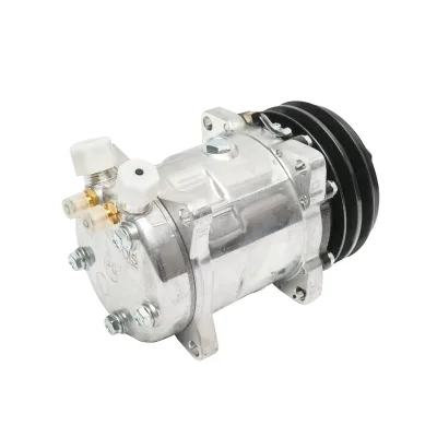 Compressore aria condizionata A/C per Deutz-Fahr, Same, Lamborghini codice OEM 000771984, 001013184, 0.010.1318.4, 0.007.7198.4 - immagine 4