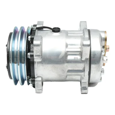 Compressore aria condizionata A/C per Massey Ferguson, Claas, Landini codice OEM 3157920, 3159720, 3712528M2, 3782613M2, 3386861M1 - immagine 2