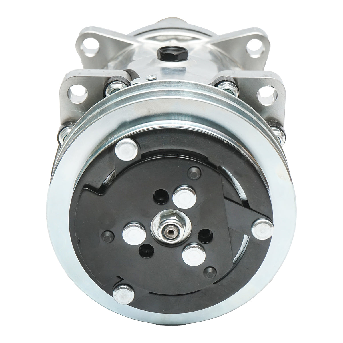 Compressore aria condizionata A/C per Massey Ferguson, Claas, Landini codice OEM 3157920, 3159720, 3712528M2, 3782613M2, 3386861M1 - immagine 4