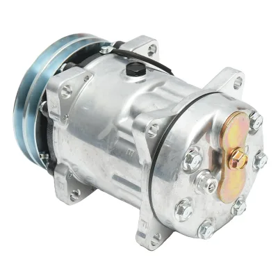 Compressore aria condizionata A/C per Massey Ferguson, Claas, Landini codice OEM 3157920, 3159720, 3712528M2, 3782613M2, 3386861M1 - immagine 3