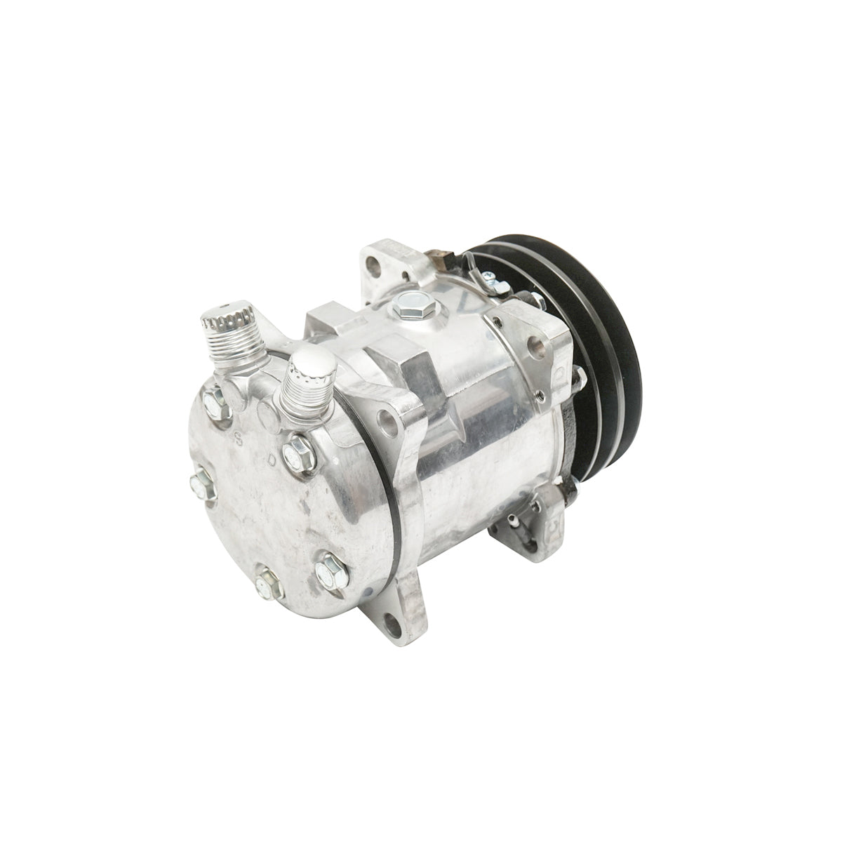 Compressore aria condizionata A/C per New Holland, Case IH, codice OEM 5176185, 9704118, 89508380, 80450805 Breckner Germany - immagine 3