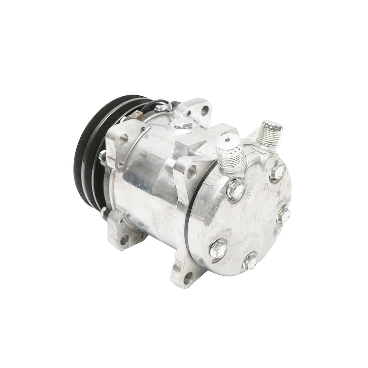 Compressore aria condizionata A/C per New Holland, Case IH, codice OEM 5176185, 9704118, 89508380, 80450805 Breckner Germany - immagine 2