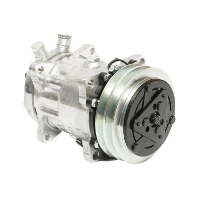 Compressore aria condizionata A/C per New Holland, JCB codice OEM 84011595, 477/42400 - immagine 2