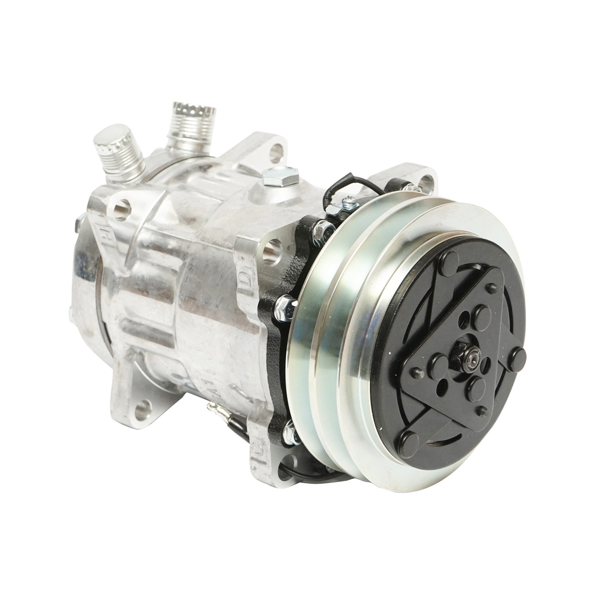 Compressore aria condizionata A/C per New Holland, JCB codice OEM 84011595, 477/42400 - immagine 2