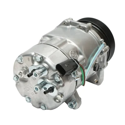 Compressore aria condizionata AC VW, Mercedes-Benz, Audi, Ford, Seat, Skoda codice OEM 1J0820803A, 1J0820803NX - immagine 3