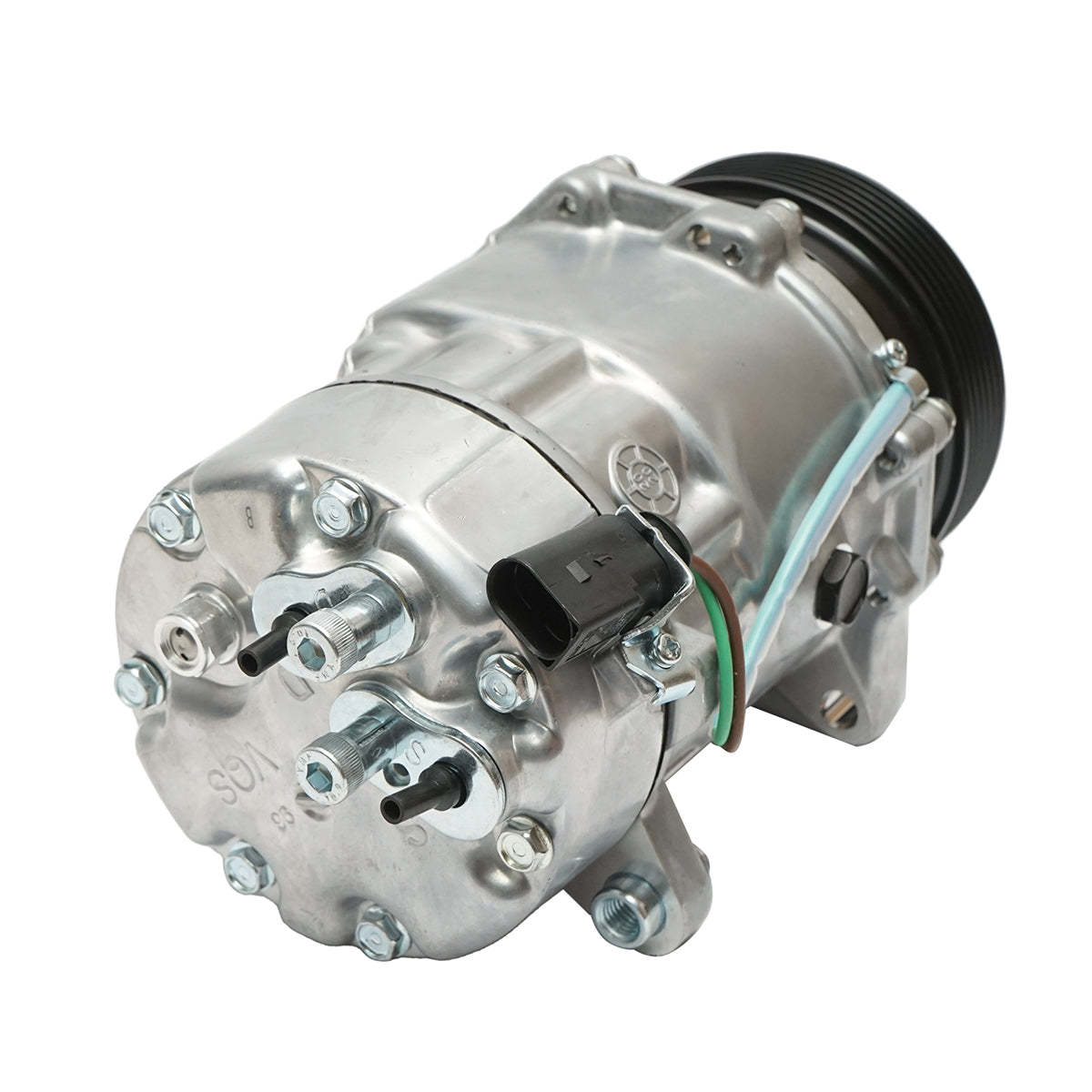 Compressore aria condizionata AC VW, Mercedes-Benz, Audi, Ford, Seat, Skoda codice OEM 1J0820803A, 1J0820803NX - immagine 3
