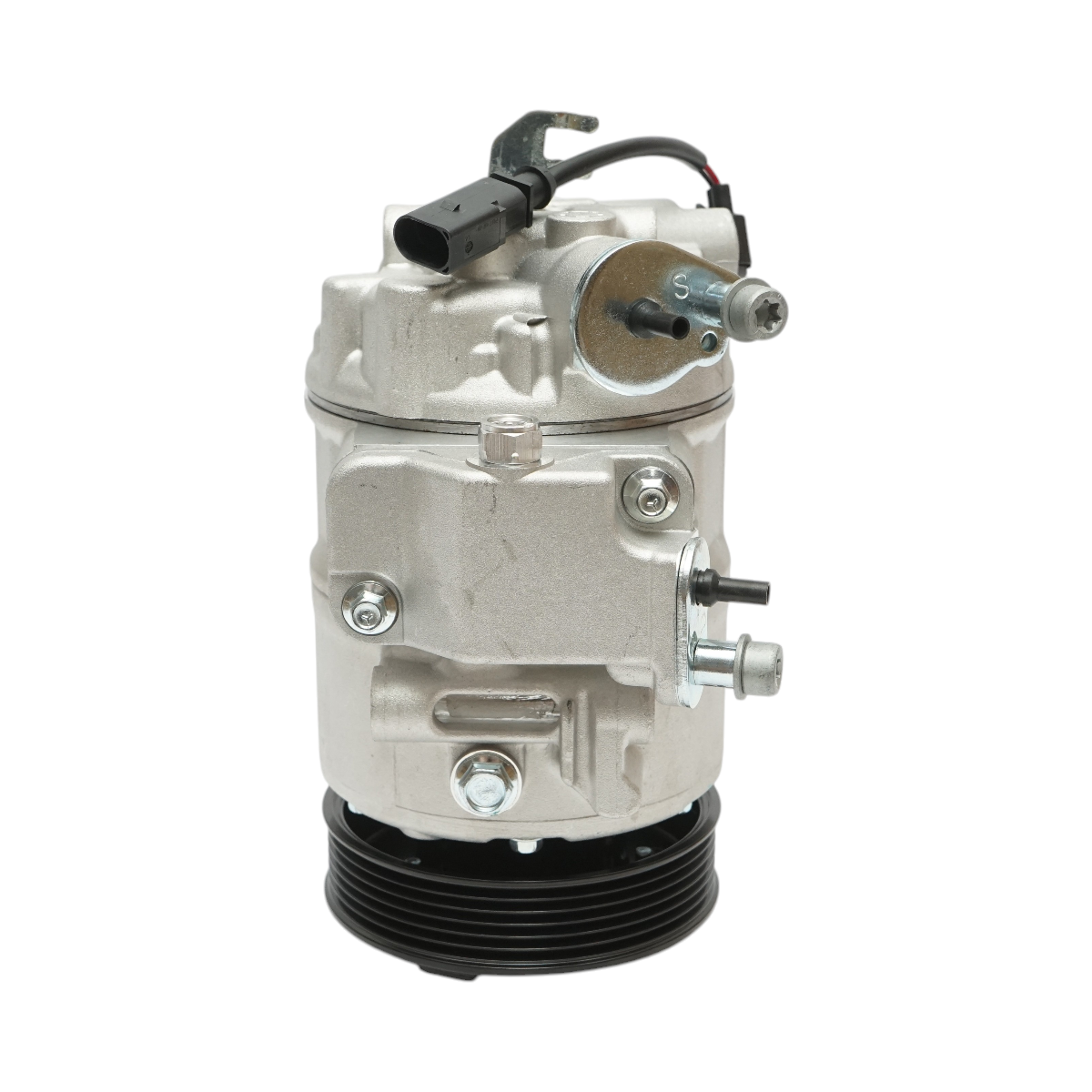 Compressore aria condizionata Audi A2, Seat Cordoba, Ibiza, Toledo, Skoda Fabia 1.0-2.0L codice OEM 6Q0820803J, 6SEU14C - immagine 6