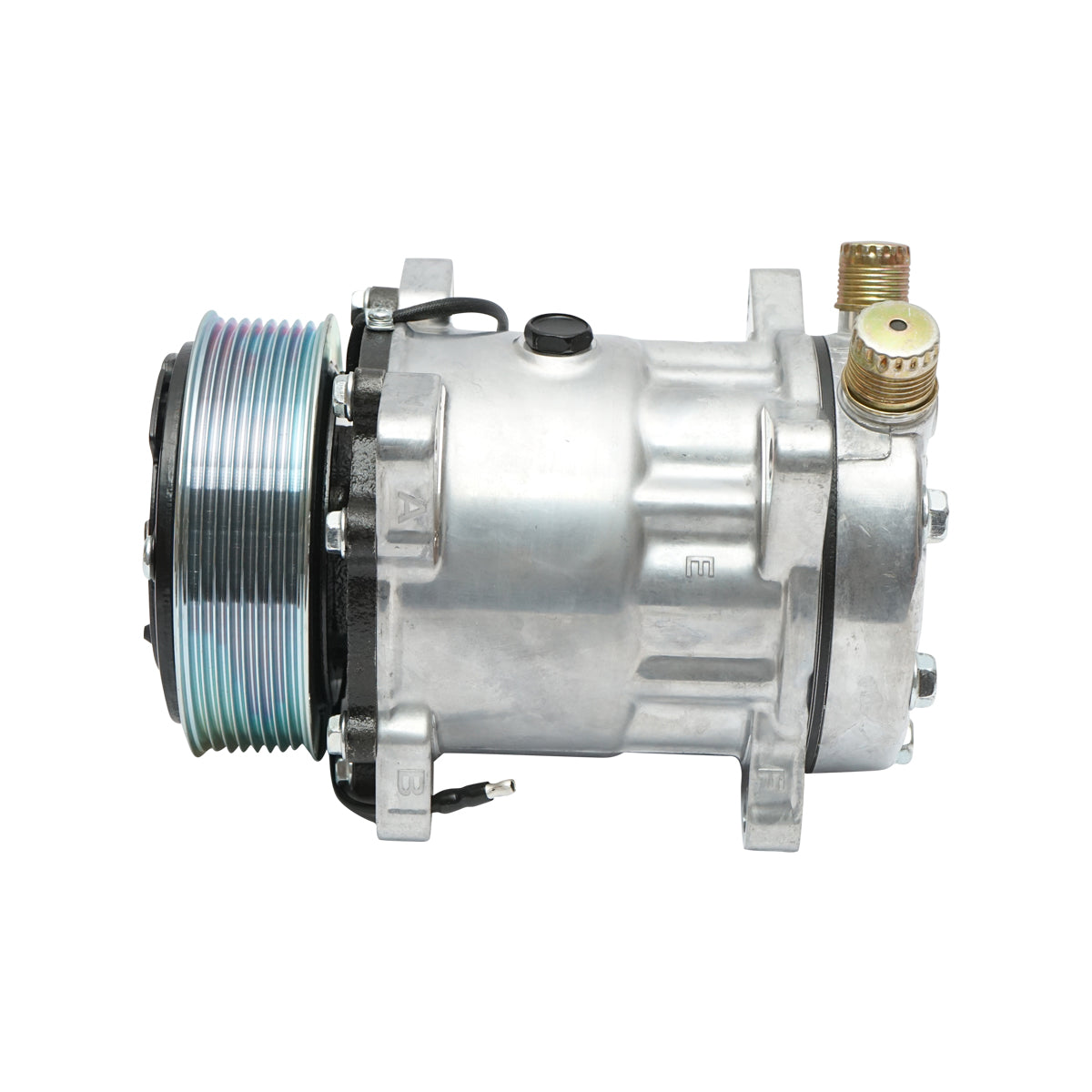 Compressore aria condizionata Mercedes Sprinter, Case IH, Fiat, Ford, New Holland codice OEM 82016158, 87709786, 82008689, 82002069, 81866263 - immagine 2