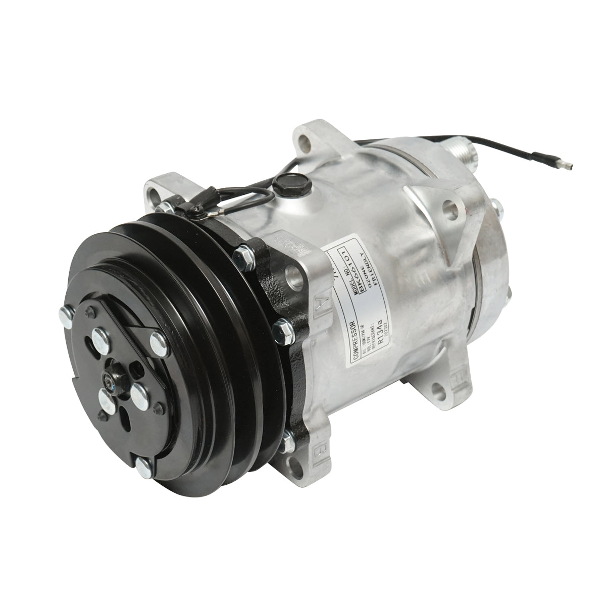 Compressore aria condizionata per JCB, New Holland, Case IH codice OEM 04437339/10, 04437339, 84018078, 9831429, 89831429, 060506146