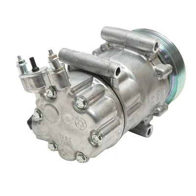 Compressore aria condizionata Peugeot, Citroen codice OEM 9651910980, 6453QJ, 6453QK, 6453WK, 6453WL, 6453ZZ, SD6C12 - immagine 3