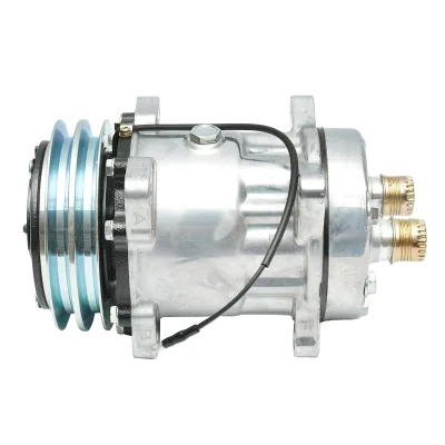 Compressore climatizzatore Ford, New Holland, Case IH codice OEM 80450805, 5176185, 5811103, 9704118, 89508380 - immagine 2