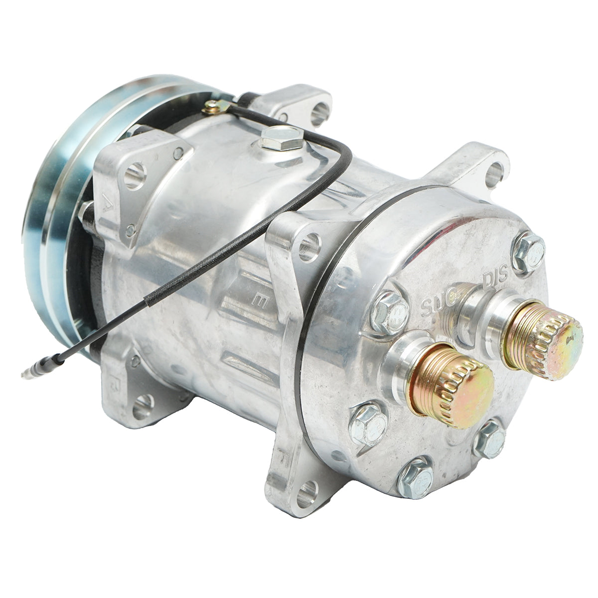 Compressore climatizzatore Ford, New Holland, Case IH codice OEM 80450805, 5176185, 5811103, 9704118, 89508380 - immagine 3
