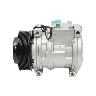 Compressore climatizzatore per John Deere codice OEM AL176858, AL176857, AL154203, AL155836, AL78779, RE203758, 12V - immagine 2