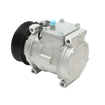 Compressore climatizzatore per John Deere codice OEM AL176858, AL176857, AL154203, AL155836, AL78779, RE203758, 12V - immagine 3
