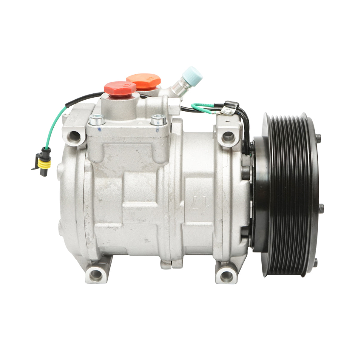 Compressore climatizzatore per John Deere codice OEM AT168543, AT172975, 447100-9794, ACP776000S, 8FK351106-641 - immagine 3