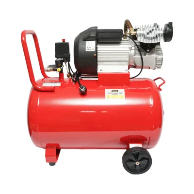 Compressore d'aria 100L, motore a V a 2 cilindri 2,2KW/2HP, pressione massima 8 bar, volume di aspirazione aria 370 L/min THOR - immagine 4
