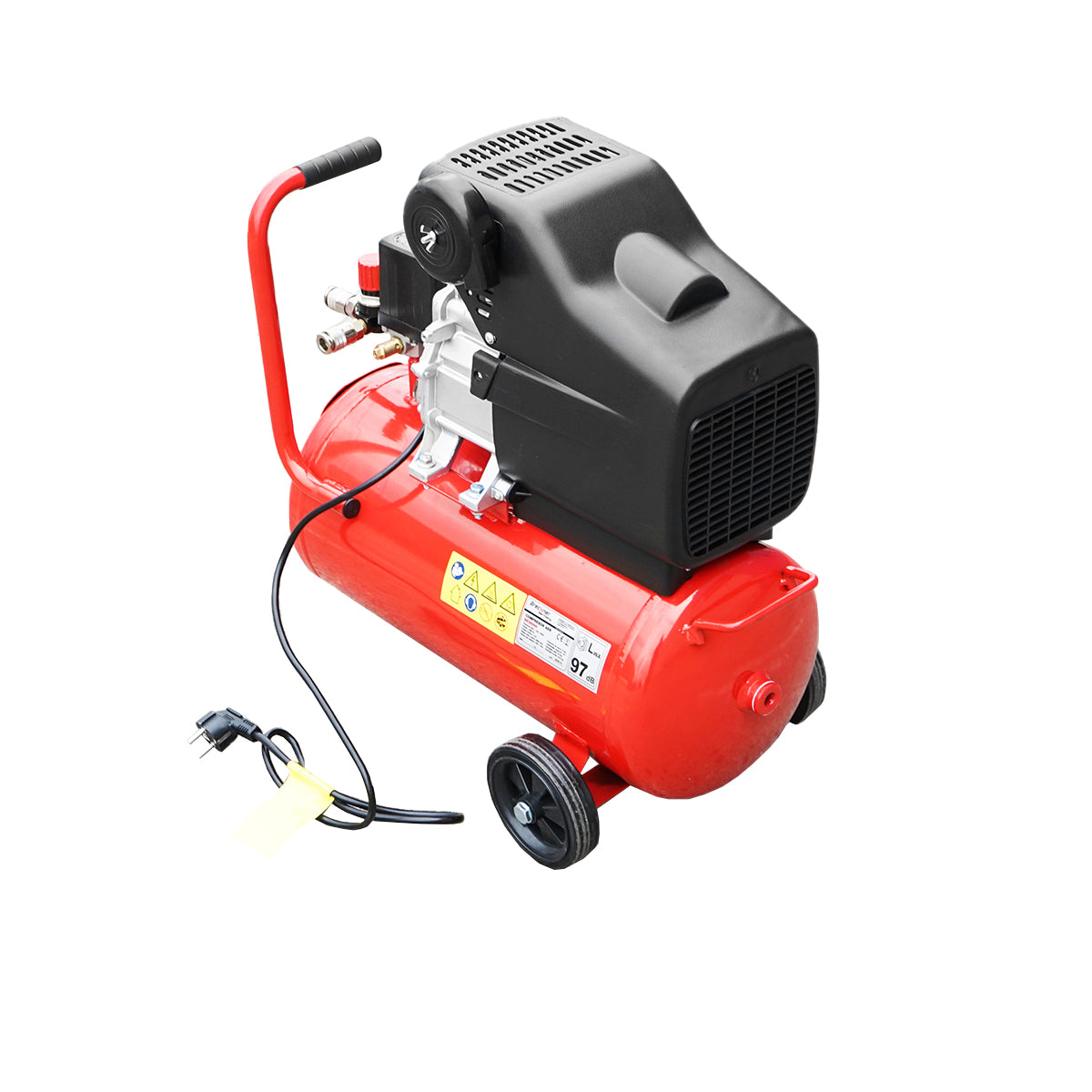 Compressore d'aria 24L potenza 1,5kW/2HP pressione massima 8 Bar, volume aria aspirata 184L Breckner Germany - immagine 3
