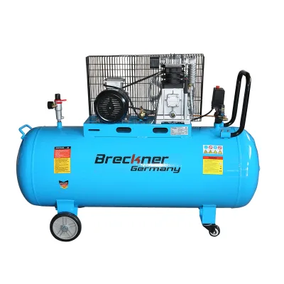 Compressore d'aria 380V, 200L potenza 2,2kW/3HP pressione massima 8 Bar, portata 250L/min Breckner Germany
