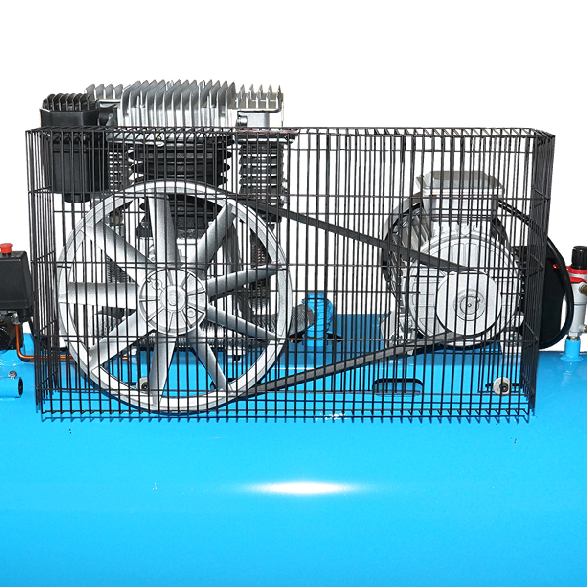 Compressore d'aria 380V, 270L potenza 4kW/5,5HP pressione massima 8 Bar, portata 600L/min Breckner Germany - immagine 2