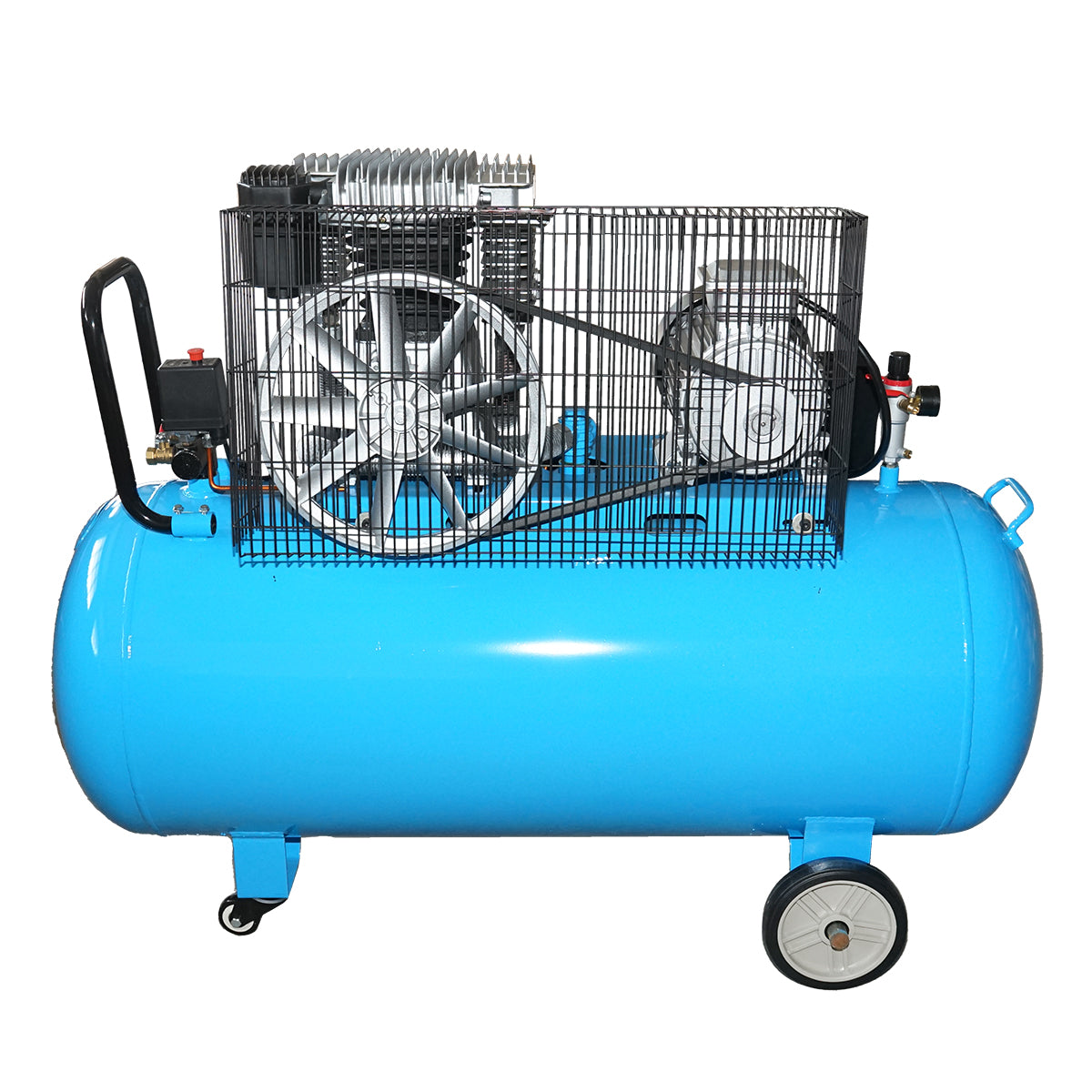 Compressore d'aria 380V, 270L potenza 4kW/5,5HP pressione massima 8 Bar, portata 600L/min Breckner Germany - immagine 5