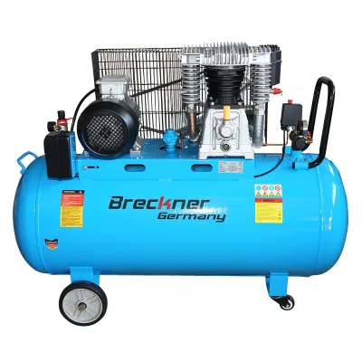Compressore d'aria 380V, 270L potenza 4kW/5,5HP pressione massima 8 Bar, portata 600L/min Breckner Germany