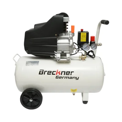 Compressore d'aria 50L, potenza motore 1,9KW/2,5HP, pressione massima 8 bar, volume aria aspirata 185 L/min Breckner Germany