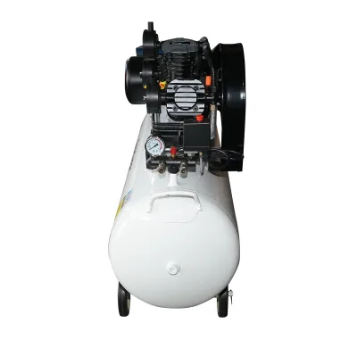 Compressore d'aria a cinghia da 200 litri, motore a 3 cilindri da 3 kW/4 CV, pressione massima 8 bar, volume di aspirazione aria 525 l/min Breckner Germany - immagine 4