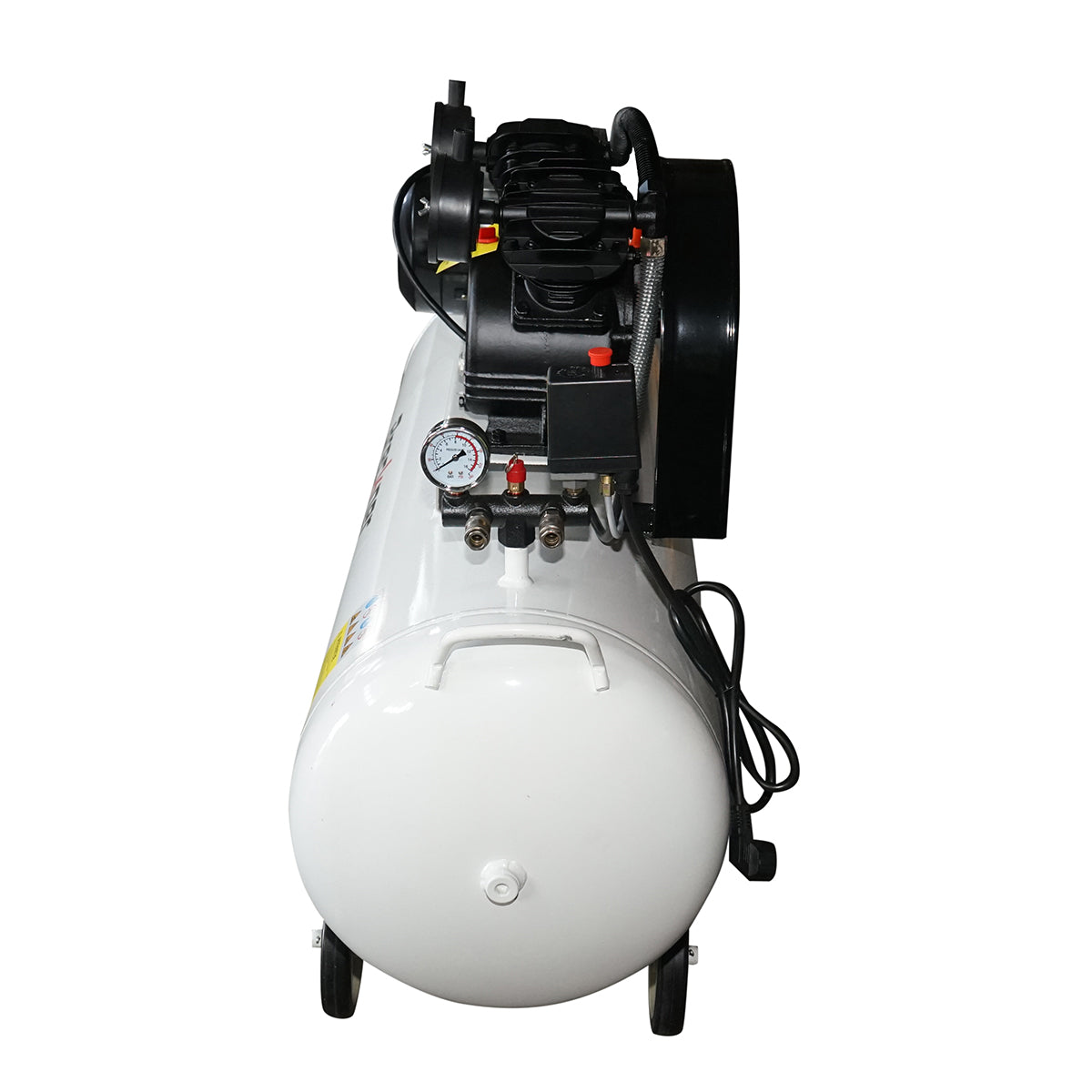 Compressore d'aria a cinghia da 200 litri, motore a V a 2 cilindri da 2,2 kW/3 CV, pressione massima 8 bar, volume di aspirazione dell'aria 325 l/min Breckner Germany - immagine 4
