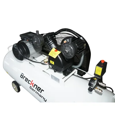 Compressore d'aria a cinghia da 200 litri, motore a V a 2 cilindri da 2,2 kW/3 CV, pressione massima 8 bar, volume di aspirazione dell'aria 325 l/min Breckner Germany - immagine 6